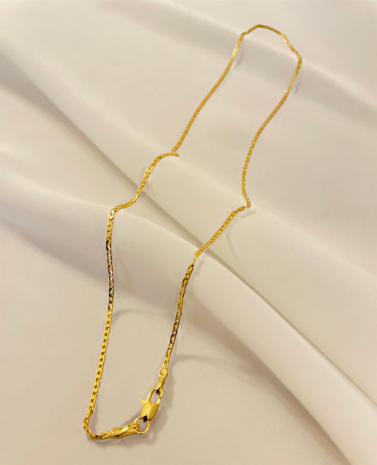 18k Gold Filled Mariner Chain